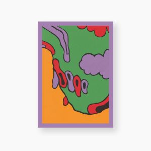 Postkort. Carroll Dunham, «Places and Things (#2)»