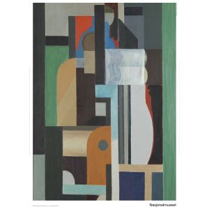 Plakat 50 x 70 cm. Ragnhild Kaarbø, «Komposisjon»