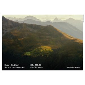 Plakat 70 x 100 cm, Espen Gleditsch. «Plateau»