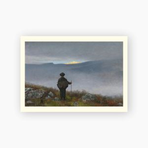 Postkort. Theodor Kittelsen, «Soria Moria slott»