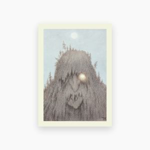 Postkort. Theodor Kittelsen. Skogtroll