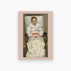 Postkort. Christian Krohg. Syk pike