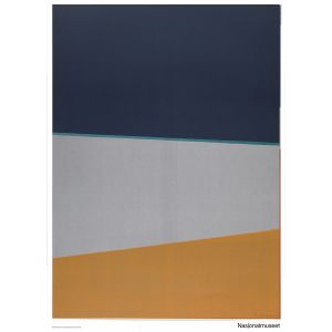Plakat 50 x 70 cm. Anna-Eva Bergman, «L 15-1972 Jord, hav, himmel»
