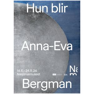 Poster 50 x 70 cm. Anna-Eva Bergman, «N°11-1968 Grand rond»
