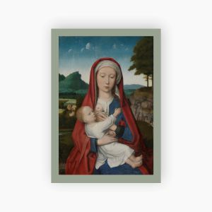 Postkort. Gerard David, «Madonna med Jesusbarnet» 