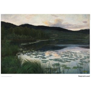 Plakat 50 x 70 cm. Kitty Kielland, «Sommernatt»