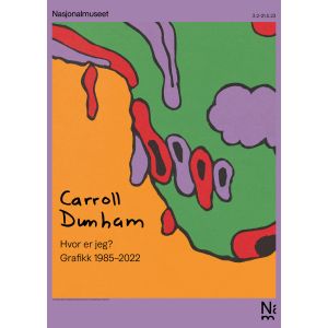 Plakat 50x70 cm. Carroll Dunham.