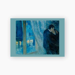 Postcard. Edvard Munch, "The Kiss"
