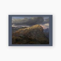 Postkort. Johan Christian Dahl, «Stugunøset på Filefjell»  