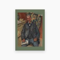 Postkort. Paul Cezanne, «Sittende mann» 